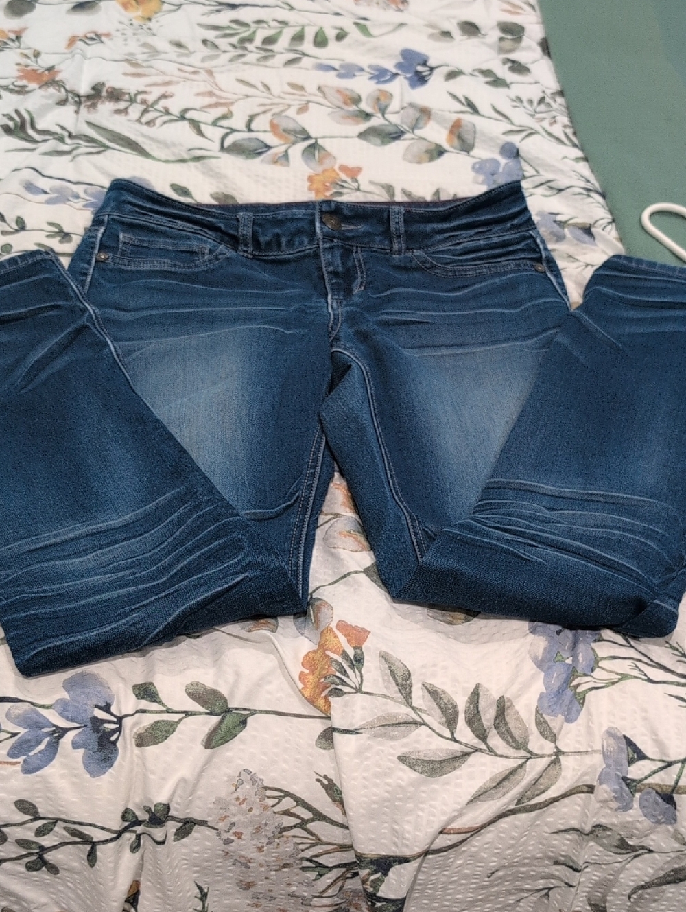 Maurices Dark Indigo Stretch Skinny Jeggings